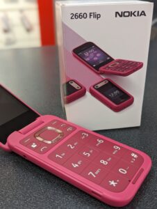 Nokia 2660 Pink Flip Mobile Phone