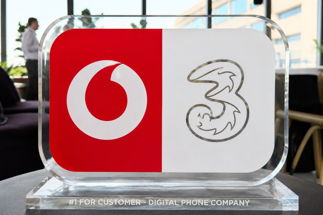 Digital Phone Company crowned 'Number 1 for Customer' at VodafoneThree national awards