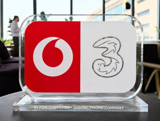 Digital Phone Company crowned 'Number 1 for Customer' at VodafoneThree national awards